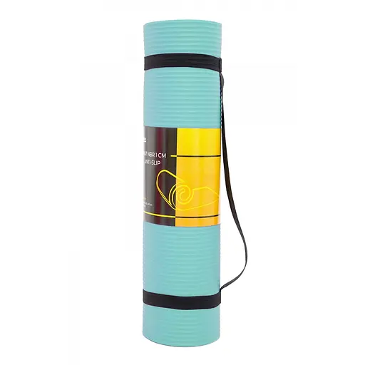 Коврик спортивный Cornix NBR 183 x 61 x 1 cм для йоги и фитнеса XR-0248 Mint - фото 5