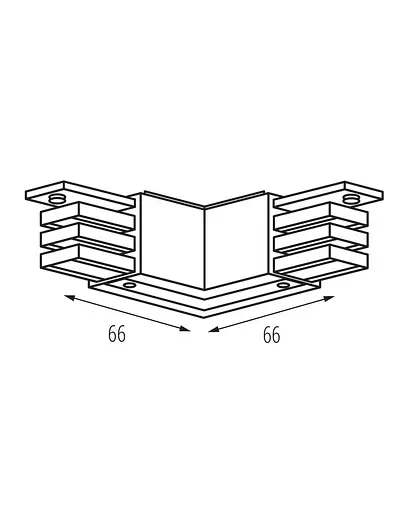 З’єднувач кутовий Kanlux 33244 Tear IP20 Wh - фото 2