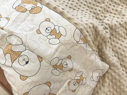 Плед з плюшем Moontime 100x80 см "Ведмедики" - фото 2