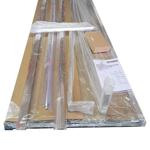 Душевая кабина без поддона Koer SR SC01-120x80x200-TR-01 прозрачное стекло Easy Clean 8 мм, хром KR5353, Универсальная, прозрачная, хром - фото 3