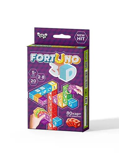 Настільна гра Fortuno 3D (українською), Danko Toys