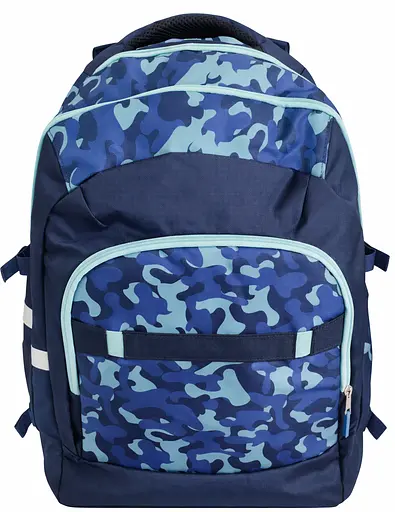 Школьный набор из рюкзака с дождевиком, пенала и сумки для обуви синий LS sum0028860 - фото 2