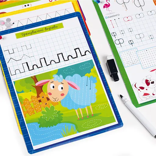 Картки з маркером "Готуємось до школи: Абетка" VT5010-21 Укр - фото 4