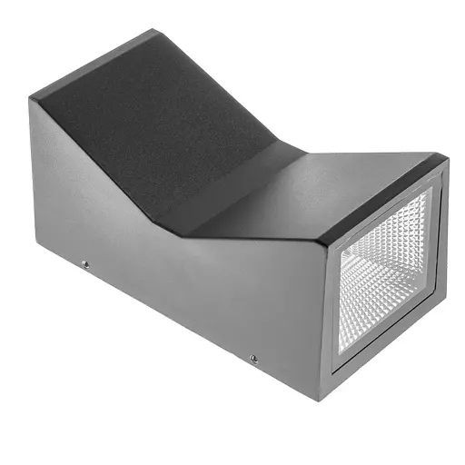 Подсветка Brille LED фасадная IP65 AL-236/2х5W NW COB BK
