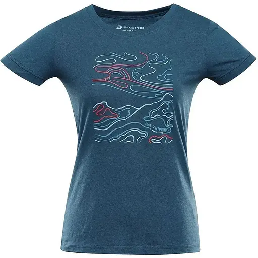 Футболка Alpine Pro Nega 2 M Темно-синя (1054-007.021.0053)