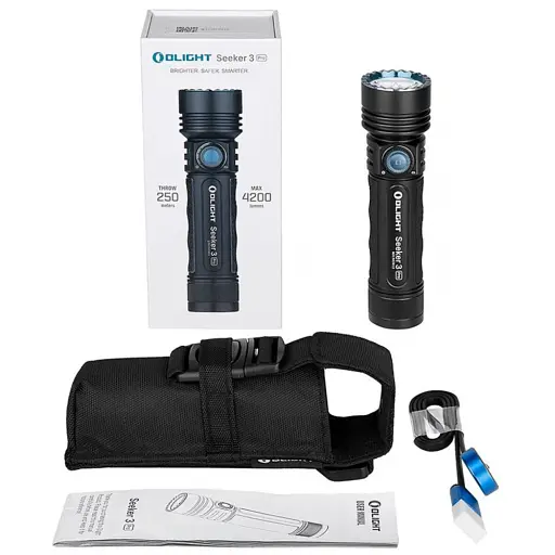 Фонарь Olight Seeker 3 Pro Black - фото 8