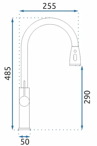 Смеситель для кухни Rea Nest black mat REA-B2057 Черный матовый - фото 6