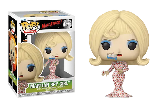 Фигурка Funko Pop Фанко Поп Mars Attacks Марс атакует Martian Spy Girl Марсианская шпионка MA MSG 1876