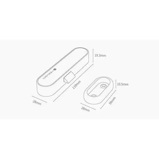 Умный мебельный замок Xiaomi Yeelock Smart Cabiner Lock E (ZNGS02YSB) [49818] - фото 6