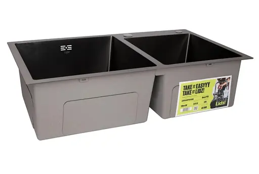Кухонная мойка Lidz H7843 PVD 3.0/1.0 мм LDH7843BPVD45586 - фото 2
