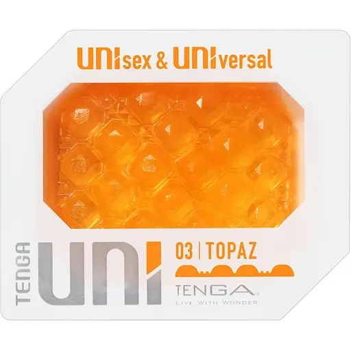 Мастурбатор Tenga Uni 03 Topaz желтый
