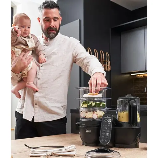 Блендер-пароварка Babymoov Nutribaby + XL Black (A001140) - фото 9