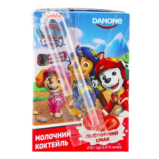 Коктейль молочный Danone ДанКоллекция клубника 2.5% 212 г - фото 5