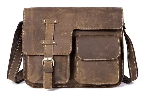 Чоловіча шкіряна сумка Vintage 31,5х26х7 см sum0012919 - фото 1