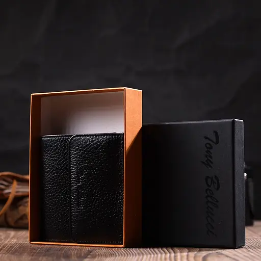 Кожаный женский кошелек Tony Bellucci 10х10х1 см acs0026993 - фото 8