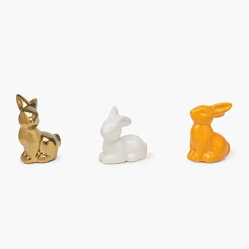 Статуэтка декоративная MBM HOME Апельсиновый кролик золотая (DH-ST-41 GOLD) - фото 2