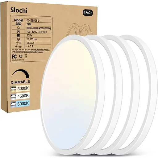 Потолочные светодиодные светильники для скрытого монтажа Slochi 4шт.