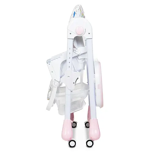 Мягкий стульчик для кормления Bambi M 3233 Unicorn Pink с корзиной для игрушек - фото 7