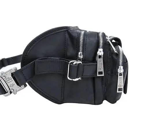 Кожаная мужская сумка на пояс TARWA 25х14х10 см sum0026009 - фото 4