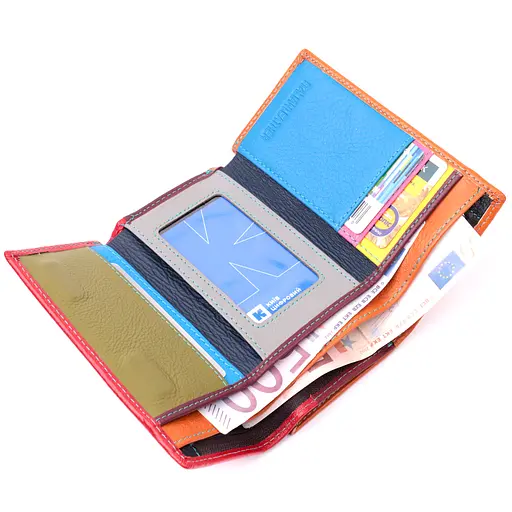 Кожаный женский кошелек ST Leather 14х9х2 см acs0028354 - фото 4