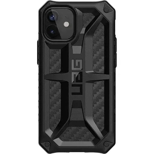 Оригинальный противоударный чехол UAG Monarch для iPhone 12 Mini (5.4") Black Carbon (112341114242)