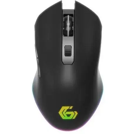 Мышь беспроводная Gembird MUSGW-6BL-02 черный 2.4GHz USB 1600 - 3200 dpi RGB подсветка 6 кнопок 400 mAh - фото 1