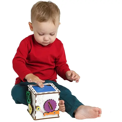 Бізікуб GoodPlay Малюк розвиваючий 12х12х12 см (K 001) - фото 11