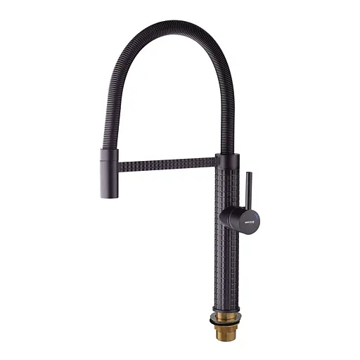 Змішувач для кухні Mixxus Premium Spark 017 Black MI6969 Чорний матовий - фото 8