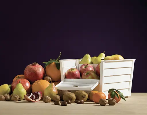 Контейнер для хранения овощей SCORTA BOX, 23,5x28x20h, 9л молочный - фото 2