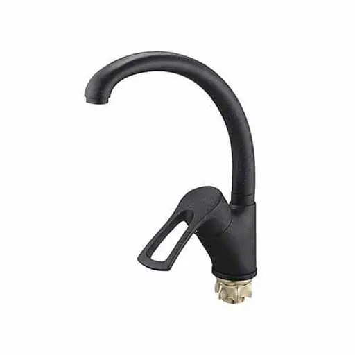 Змішувач для кухні Wezer YUB4-181-BLACK - фото 1