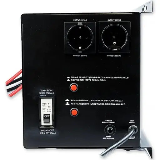 Комплект Volt Polska SINUS PRO 2400W 12/230V 1600/2400W + Акумулятор гелевий 4SUN MAXX GEL 100 Ah - фото 5