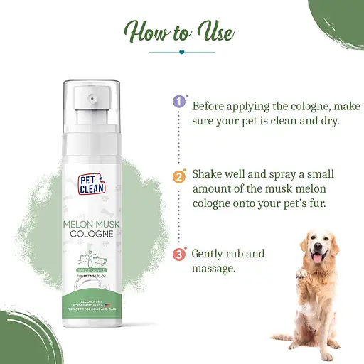 Парфюмированный спрей Pet Clean Cologne Musk Melon для животных с ароматом мускусной дыни 100 мл - фото 6