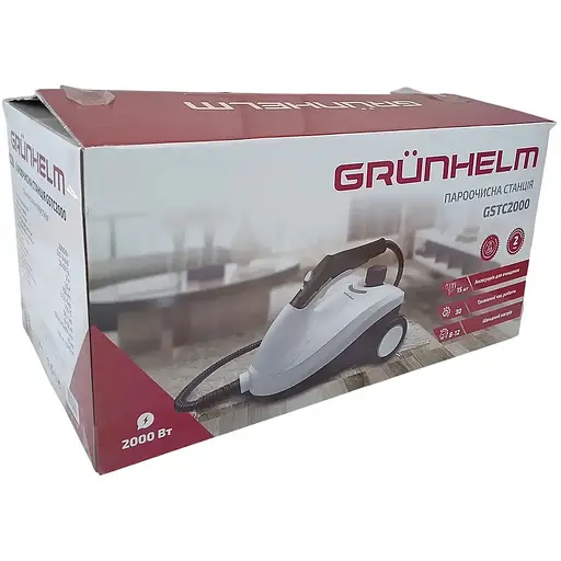 Пароочисна станцiя Grunhelm GSTC2000 бойлер 2 л 2000 Вт 15 аксесуарів (146008) - фото 5