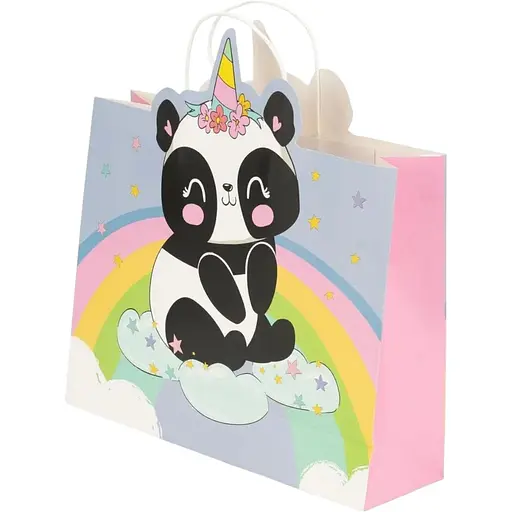 Пакет подарунковий Панда BST0827056 Різнокольоровий - фото 1