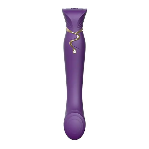Вібратор Zalo Queen G-Spot Pulse Wave 21.5 см фіолетовий - фото 5