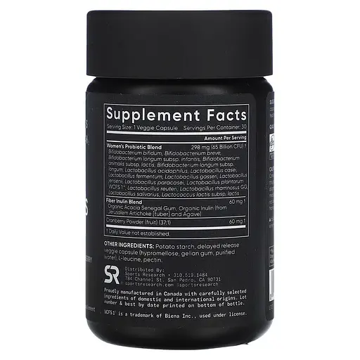 Пробиотик Sport Research Daily Women's Probiotics 65 Billion CFU 30 veg caps (1086-2023-10-3442) - фото 2