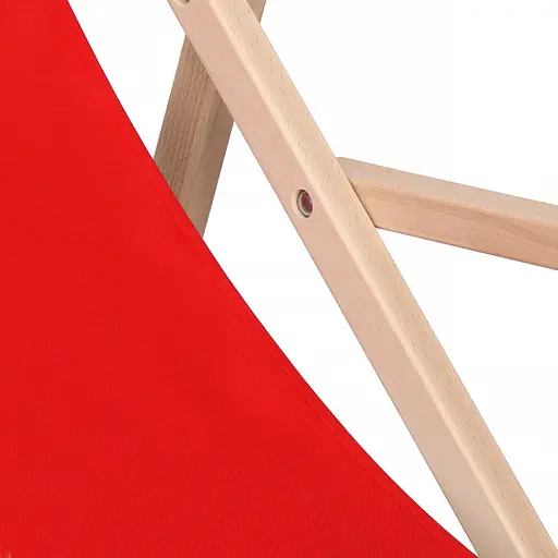 Шезлонг Springos деревянный для пляжа, террасы и сада DC0003 RED - фото 9