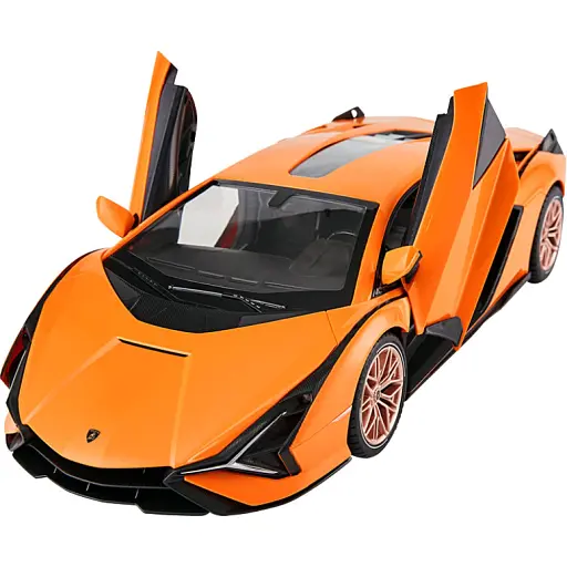 Машинка Rastar Lamborghini Sian (97760) на радиоуправлении. 1:14. Оранжевый - фото 2