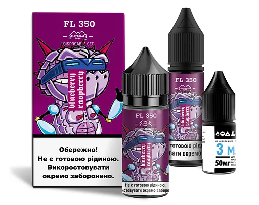 Набор компонентов для самозамеса солевой Flavorlab FL350 30 мл (Blueberry Raspberry Черника Малина, 0-65 мг)