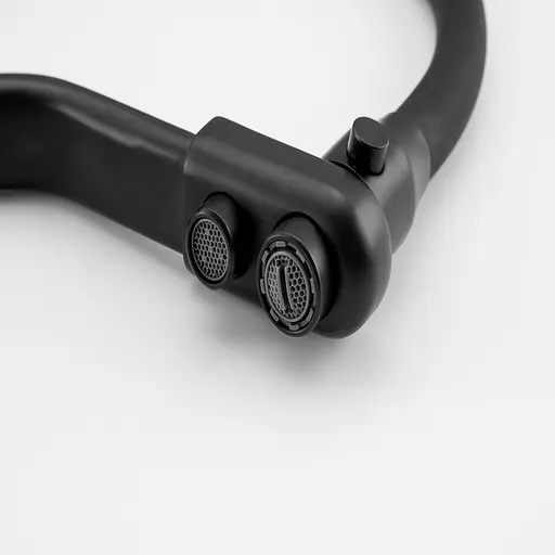 Змішувач для кухні на дві води Frap F4374-6 чорний матовий - фото 3