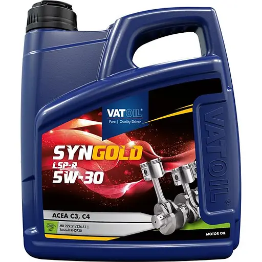 Моторна олива VATOIL SynGold LSP-R 5W-30 4л (50789)