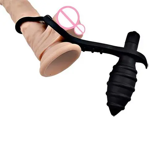 Вібромасажер для анальної стимуляції та масажу простати з 10 режимами Чорний K000696 - фото 6