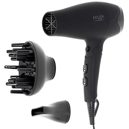 Фен для волосся складний Сушарка 2100 Вт гумовий корпус Adler AD 2267 - фото 1
