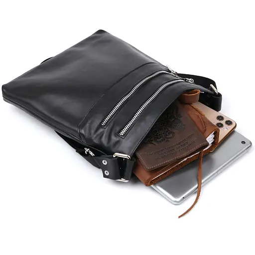 Чоловіча сумка SHVIGEL 24х26 см sum0020141 - фото 15