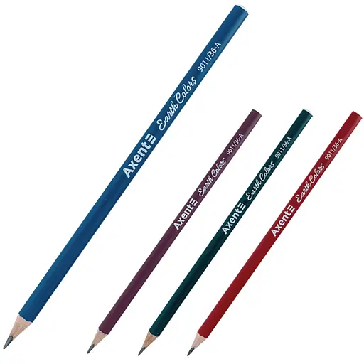 Набір олівців Axent Earth Colors графітні НВ 36 шт. (9011/36-A)