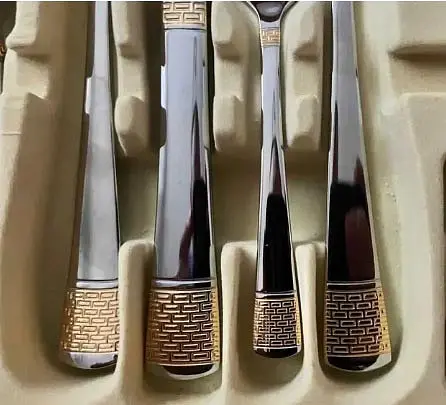 Набор столовых приборов Bachmayer BM 7884 на 12 персон в подарочном чемодане 72 предмета - фото 4