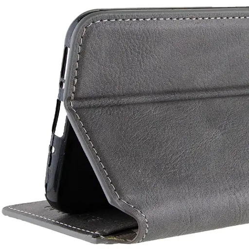 Шкіряний чохол-книжка Getman Cubic PU для Realme 11 4G Сірий - фото 4