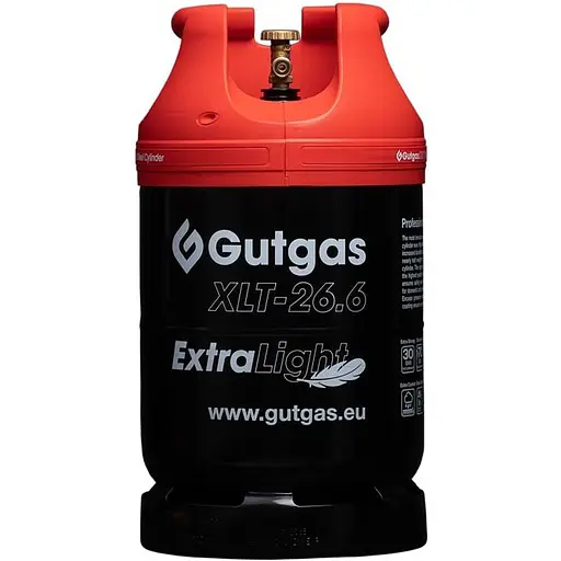 Побутовий газовий балон Gutgas ExtraLight XLT-26.6 (GAXL2622) [150029]