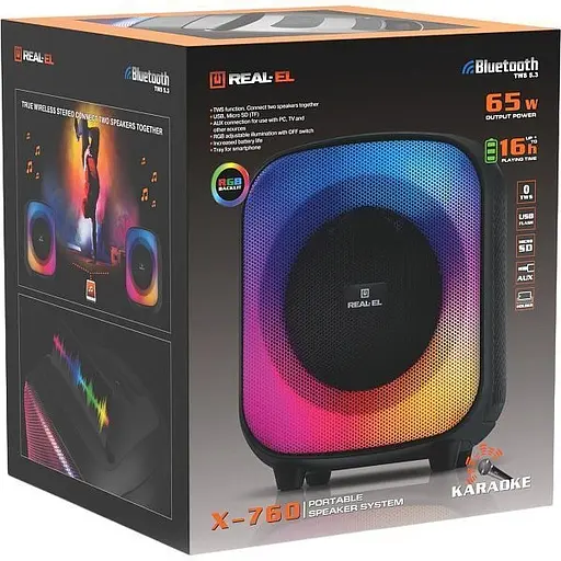 Акустика REAL-EL X-760 Black (EL121600029) [149850] - фото 7