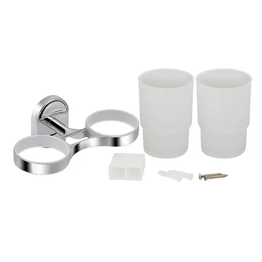 Стакан Kroner KRM Elbe - ACG2908 с держателем зубных щеток (CV022868) - фото 2